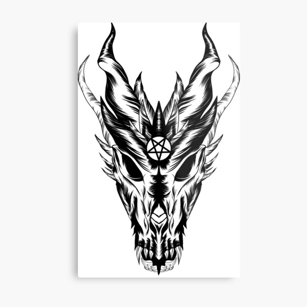 skyrim tattoo wall art redbubble redbubble