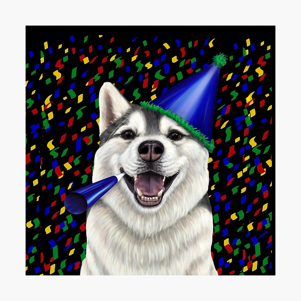 husky dog hat
