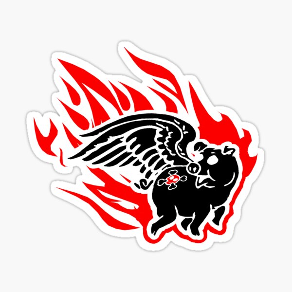 flying pig logo clothing brand