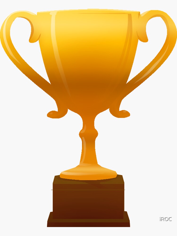 "Trophy" Sticker for Sale by iROC Redbubble