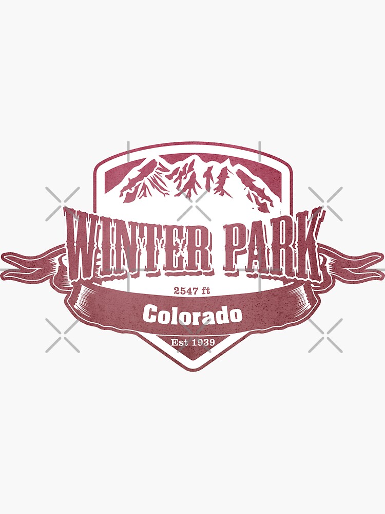  winter park colorado ski resort sticker for sale by carbonclothing