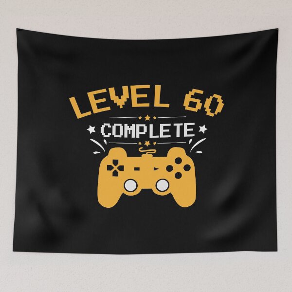 Item preview, Gamer Shirt Level 60 Complete Gaming Birthday Gift Tee designed and sold by haselshirt.