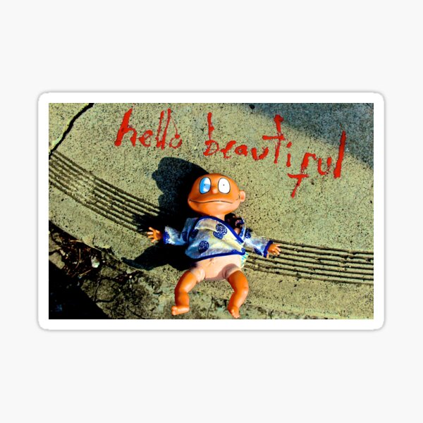 Hello Beautiful Sticker