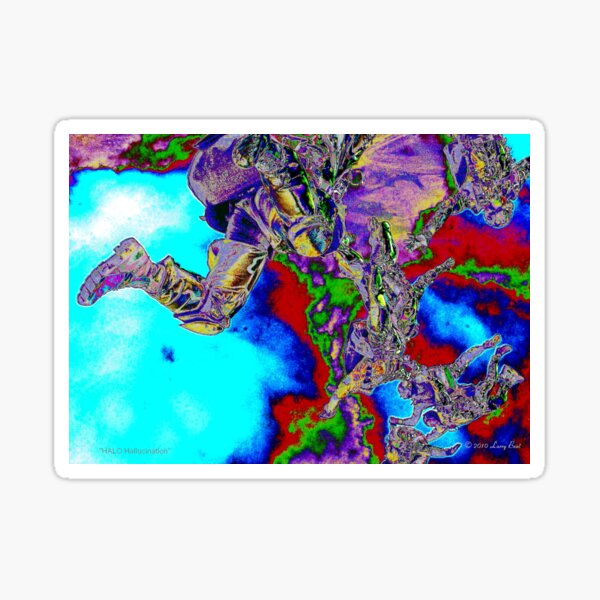 HALO Hallucination Sticker