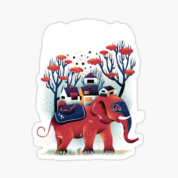 A Colorful Ride Sticker