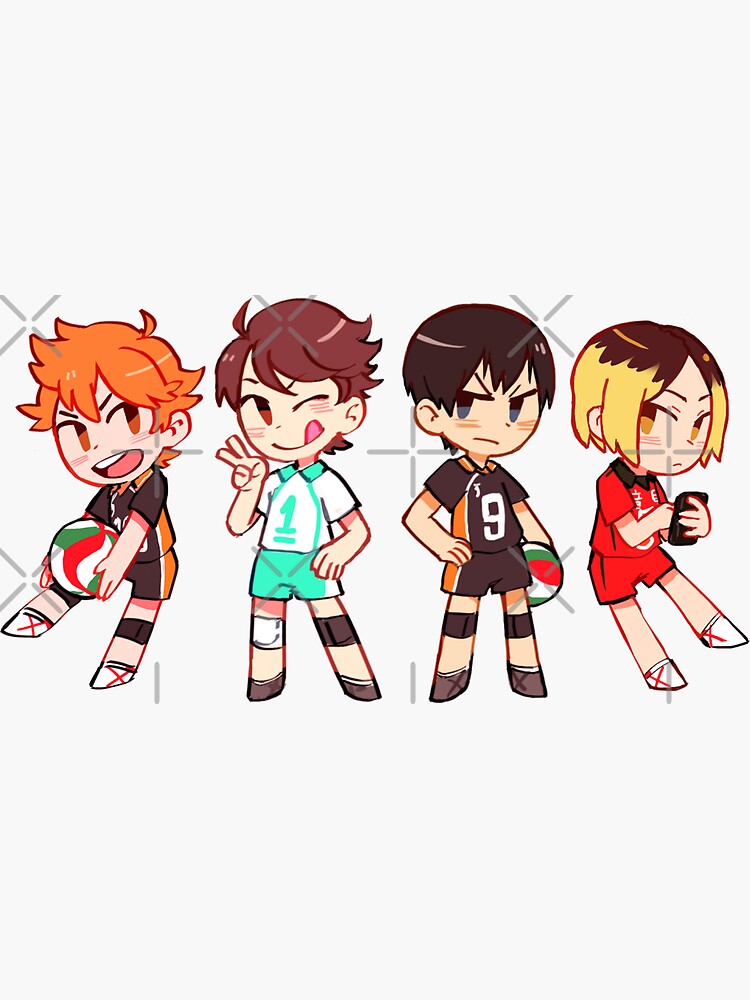 Haikyuu Stickers Old Design Sticker For Sale By Hachibani Redbubble 1459