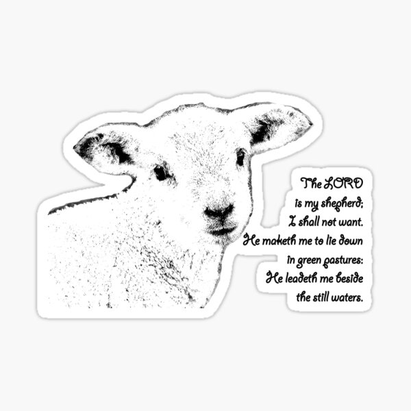 Item preview, The Lord is My shepherd, psalm 23 designed and sold by neteor.