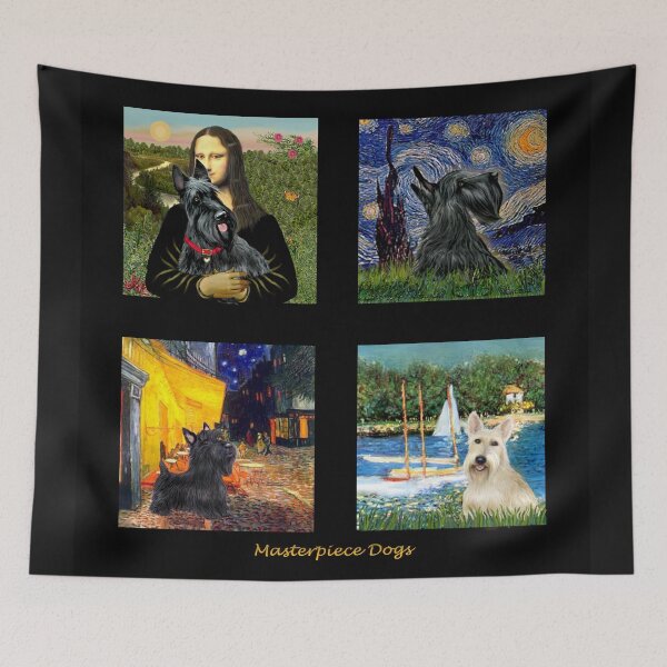 Item preview, Composite:  Scottish Terriers Inserted into Famous Art designed and sold by JeanBFitzgerald.