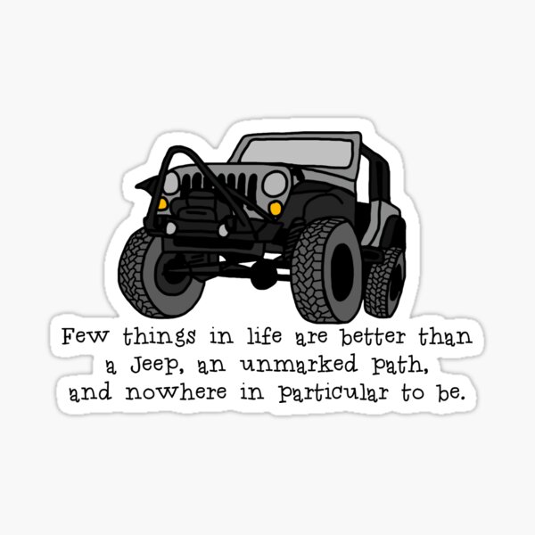 Its A Jeep Thing Stickers Redbubble