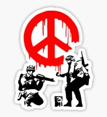 Peace Soldiers Sticker