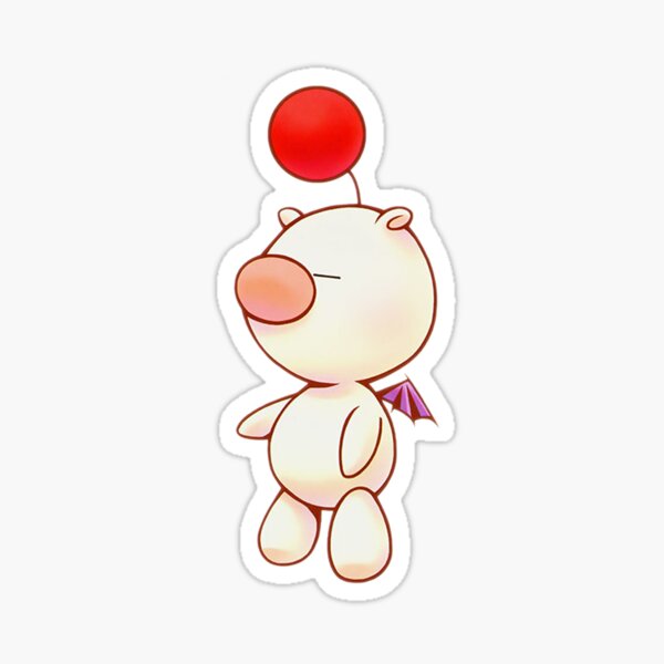 Vista previa del artículo con la obra «Kingdom Hearts Moogle», diseñado y vendido por NellyMushBean.