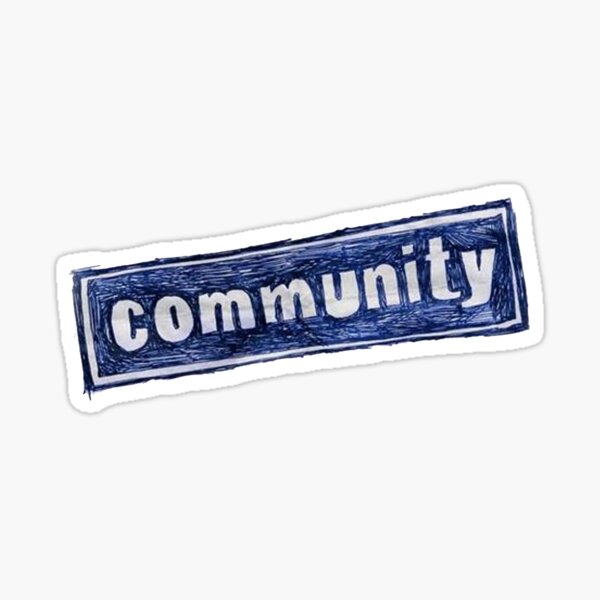 Community Logo Sticker