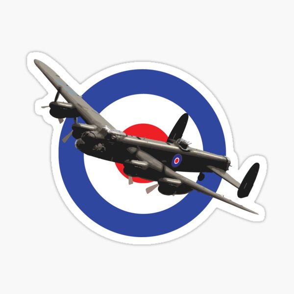 Avro Lancaster Heavy Bomber Aircraft Wall Art Vinyl Sticker RAF War Plane Decal 