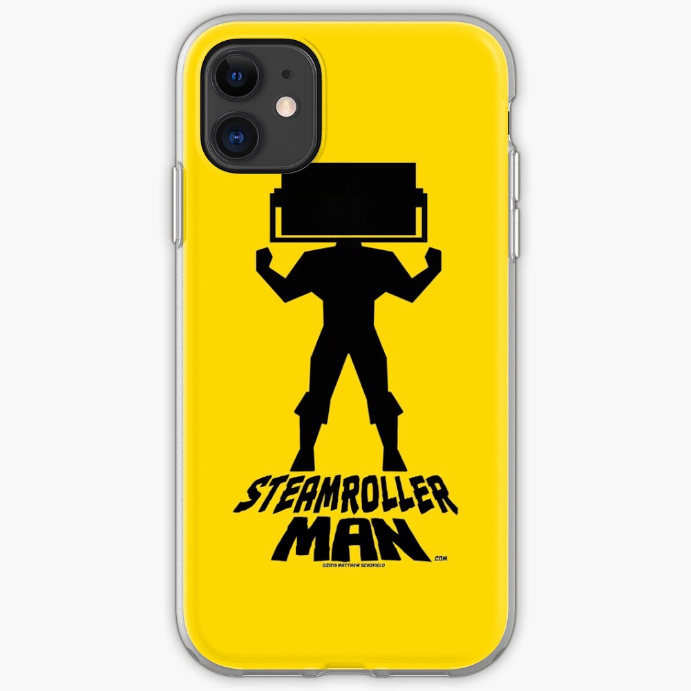 Steamroller Man Logo iPhone Case & Cover