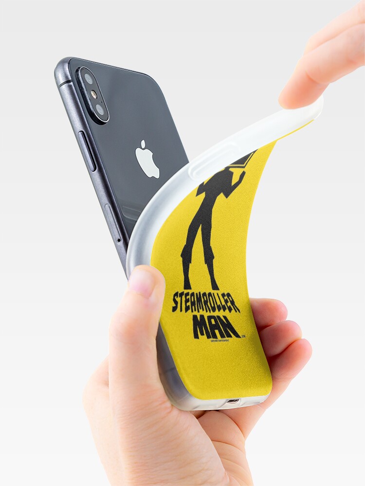 Alternate view of Steamroller Man Logo iPhone Case & Cover