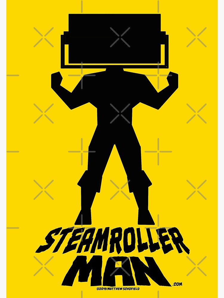 Steamroller Man Logo by SteamrollerMan