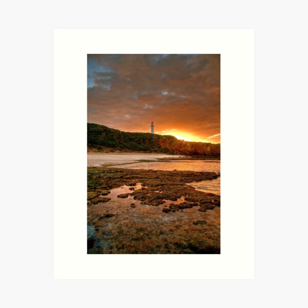Item preview, Sunrise over Split Point Lighthouse, Victoria designed and sold by ChristineJayne.