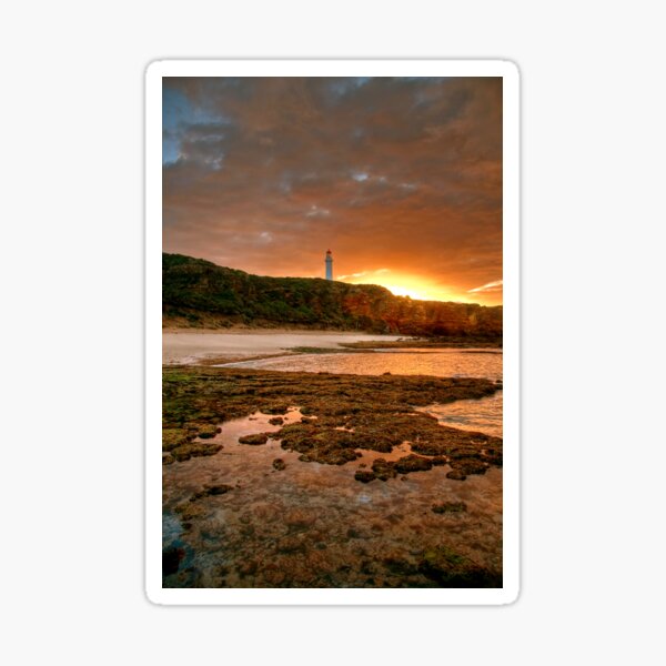 Item preview, Sunrise over Split Point Lighthouse, Victoria designed and sold by ChristineJayne.