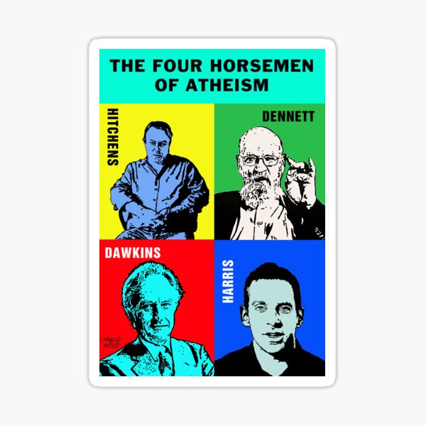 Item preview, The Four Horsemen of Atheism designed and sold by DJVYEATES.
