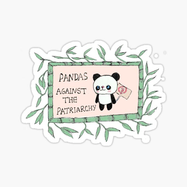 Item preview, Pandas against the Patriarchy designed and sold by lilliesandroses.