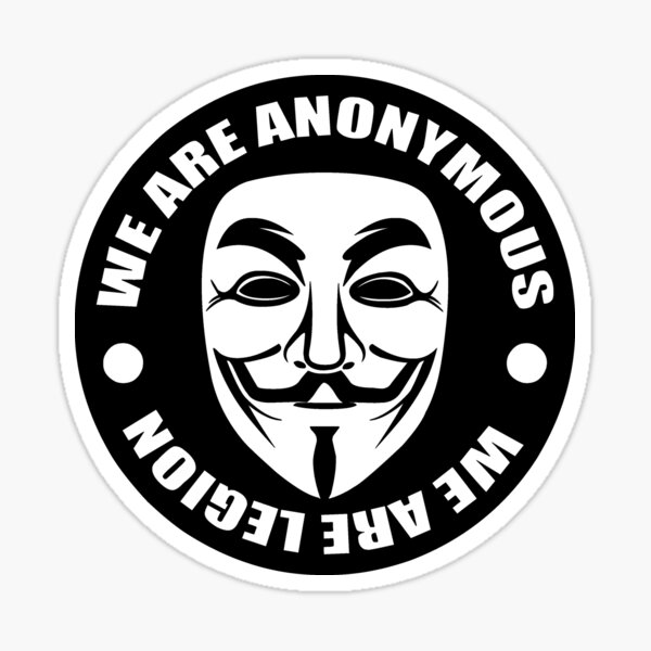 Anonymous Hackers Stickers for Sale