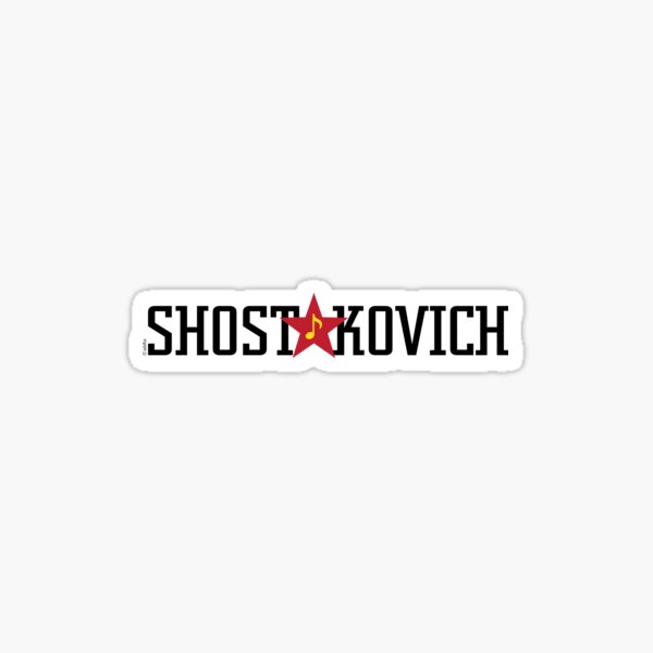 SHOSTAKOVICH Sticker