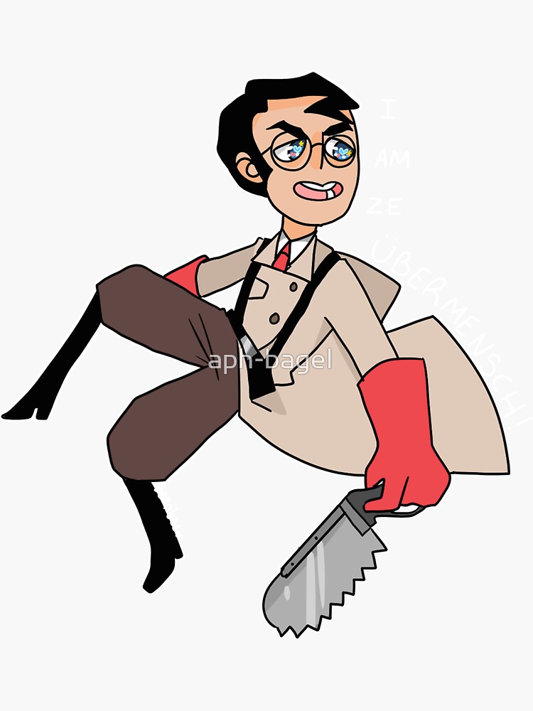 Medic Team Fortress 2  Sticker for Sale by EnoWesker