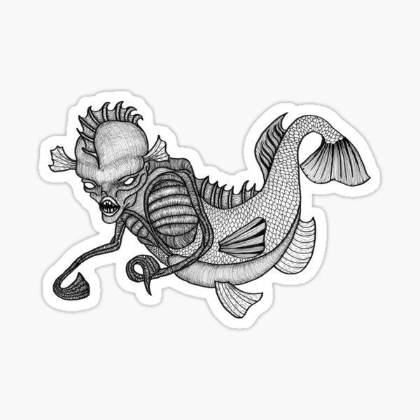 The Fiji Mermaid Sticker