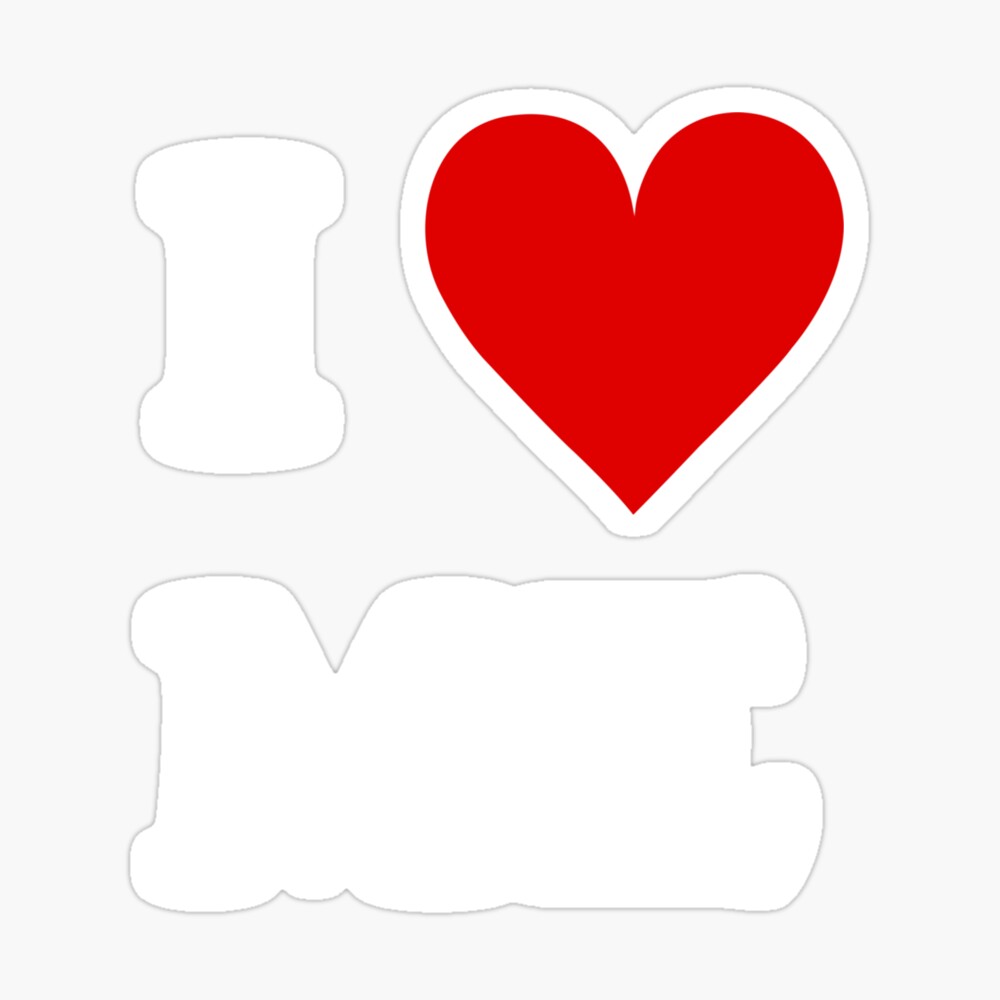 I Love Me Heart iPhone Case