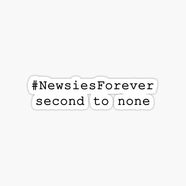 Newsies Forver Sticker For Sale By Angeltkm1124 Redbubble