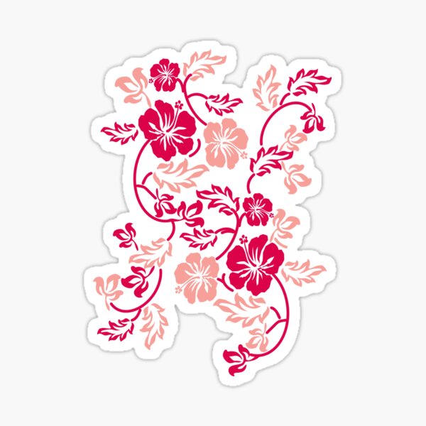 Hawaii Blume Sticker