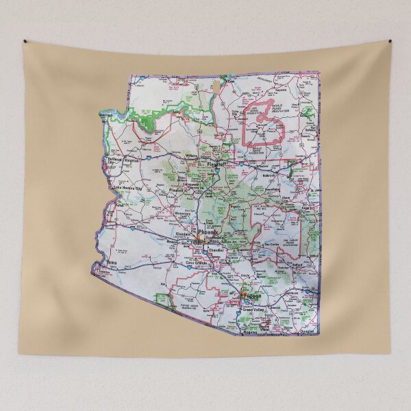 Item preview, Arizona Roadmap designed and sold by Havocgirl.