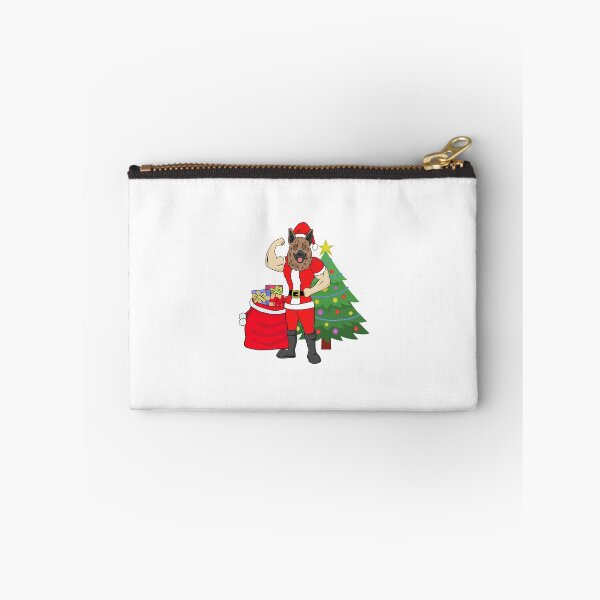 Artikelvorschau, Muskulöser deutscher Schäferhund Santa Ugly Sweater entworfen und verkauft von rodie9cooper6.