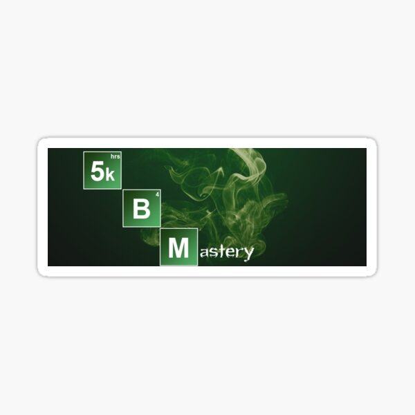 5 thousand hours before Mastery Sticker