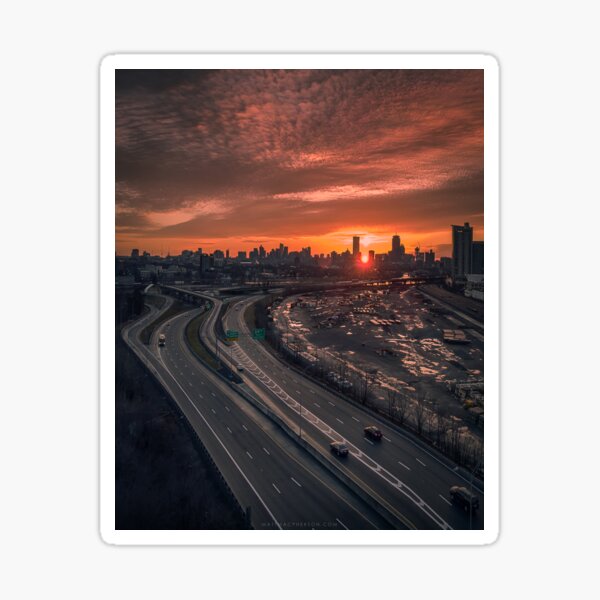 Item preview, Allston railyard at sunrise, Boston designed and sold by mattmacpherson.