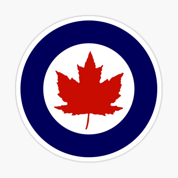 Roundel of the Royal Canadian Air Force, 1924-1968 Sticker