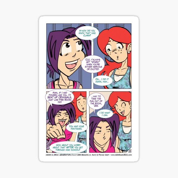 Hawk & Croc Generation 2 Page 04 Sticker