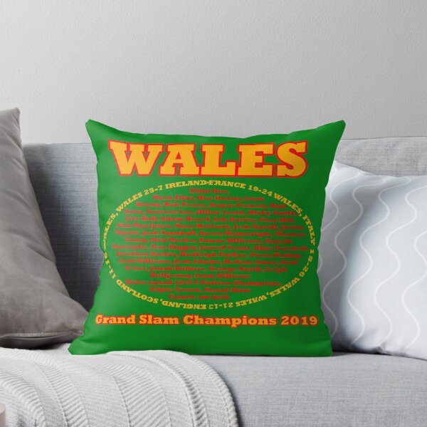 Artikelvorschau, Wales Grand Slam-Kader 2019 entworfen und verkauft von BoxDesigns.