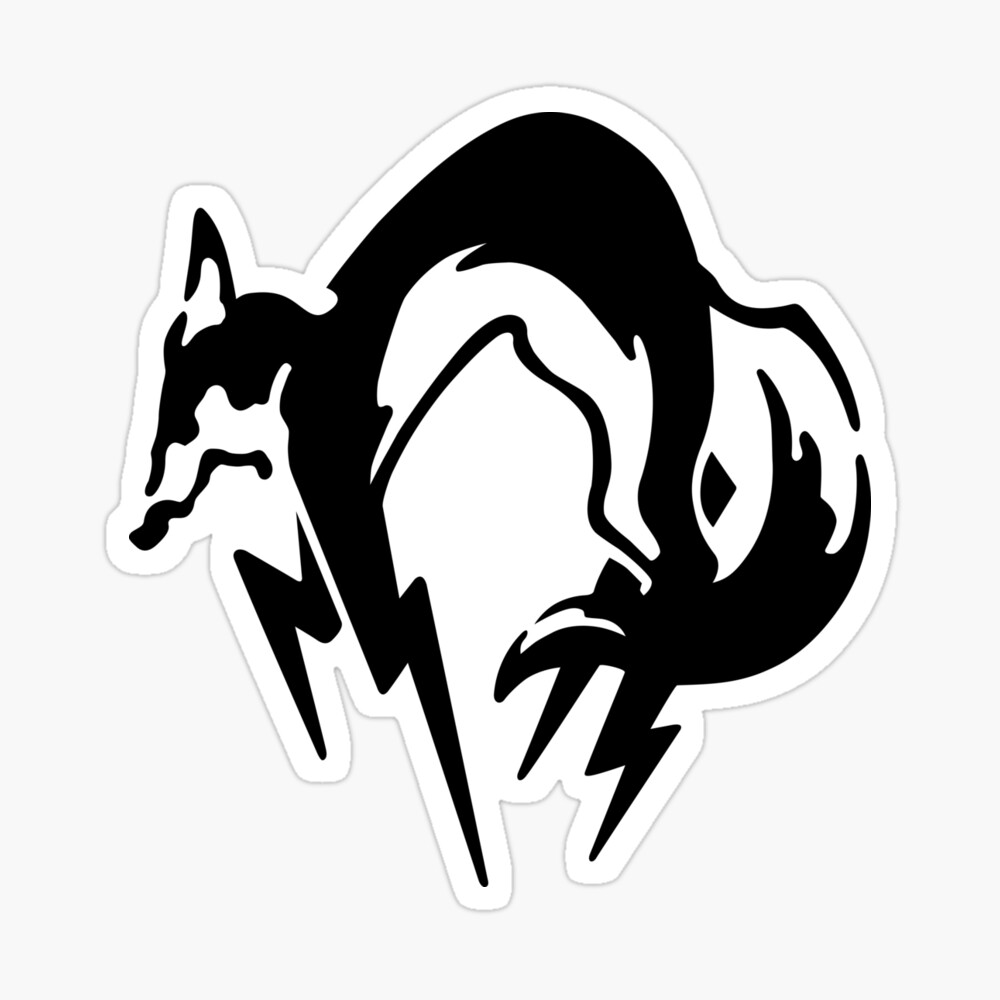 Metal Gear Solid - FOX (Black, over Heart)