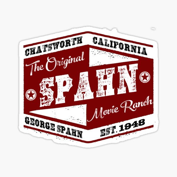 Original Spahn Movie Ranch Design Manson Family Sticker