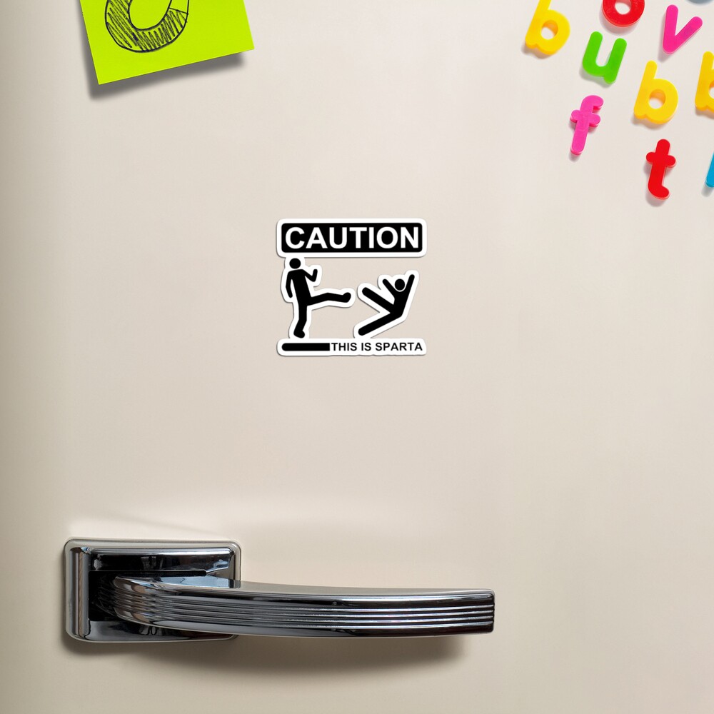 Caution: This is Sparta Patch + Sticker – PatchPanel