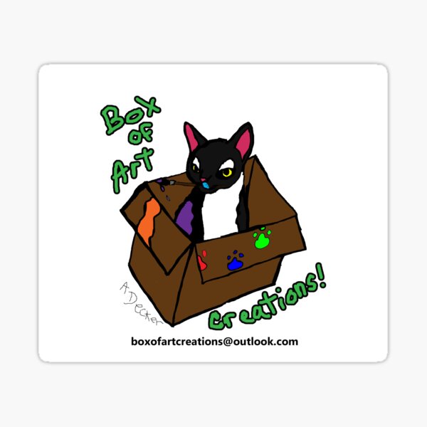 Box of Art Creations Logo Sticker