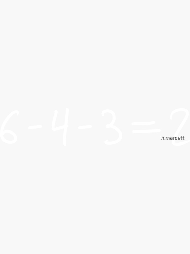Double Play Equation Light Sticker By Mmarsett Redbubble Double Play Equation Light Sticker By Mmarsett Redbubble