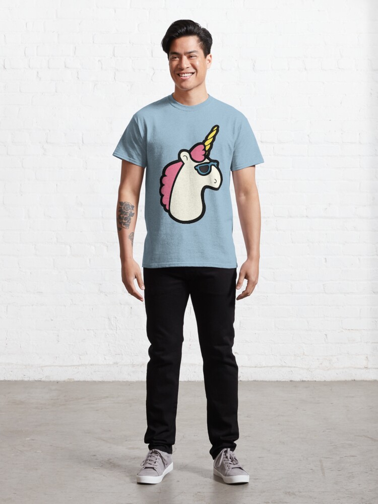 Alternate view of Unicorns Are Cool Pattern - Multi Classic T-Shirt