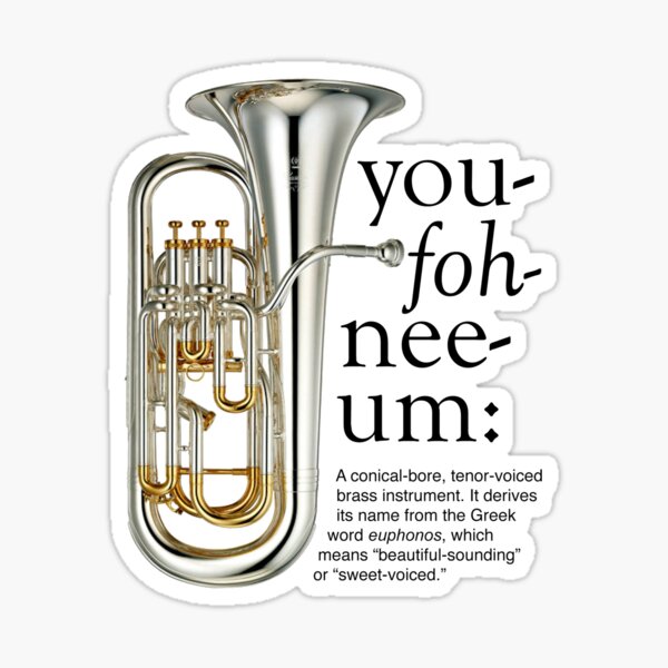 You-foh-nee-um Sticker