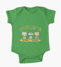 Cute singing kittens One Piece - Short Sleeve