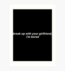 break up with your girlfriend im bored chords