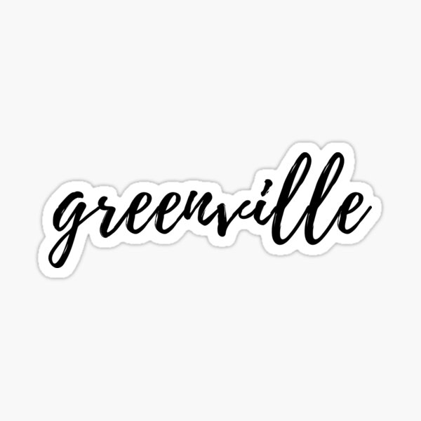 greenville Sticker