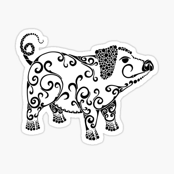 Pig Love Sticker