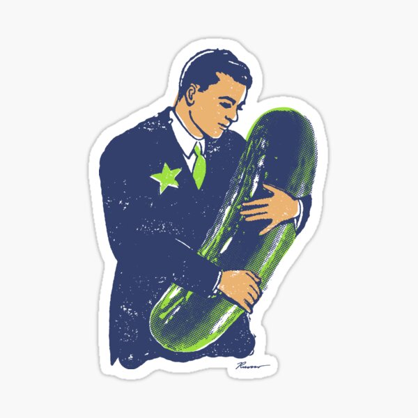 Hold The Pickle - American Oddities #3 Sticker